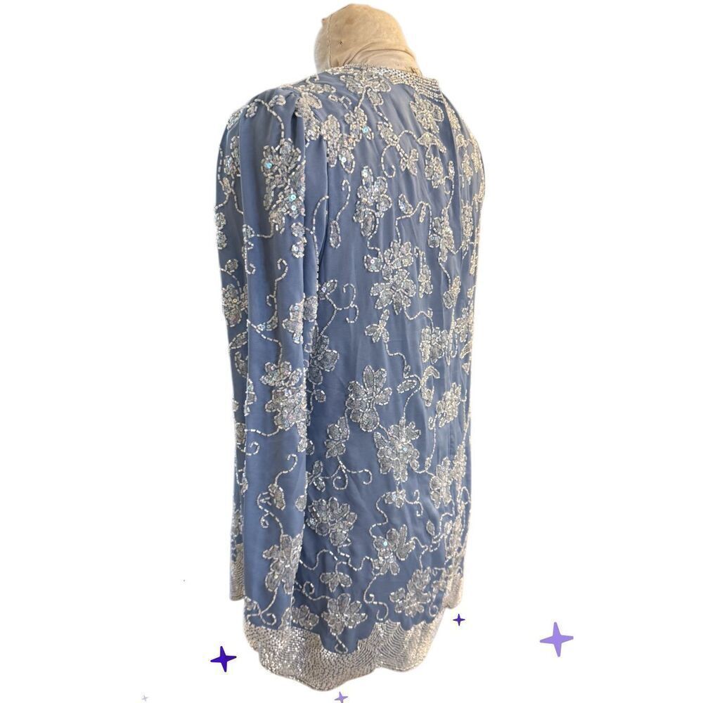 Jack Bryan Vintage Beaded Tunic Occasion Event Sz. 12 - Picture 4 of 8
